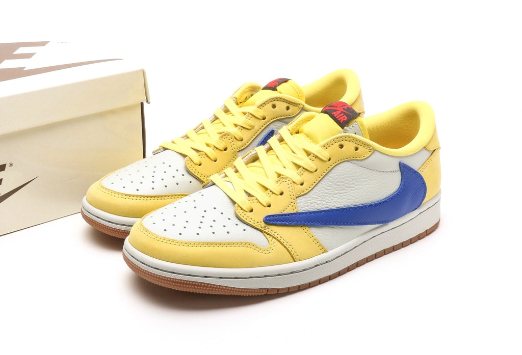 Travis Scott x Air Jordan 1 Low OG Canary [PK GOD]