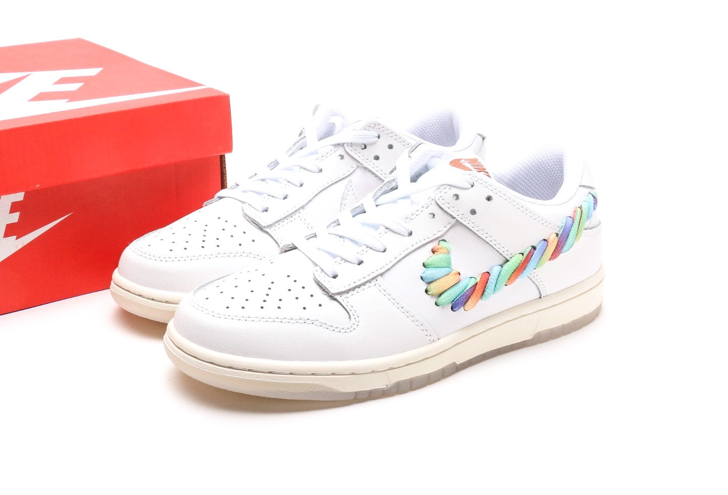 Dunk Low GS Rainbow Swoosh