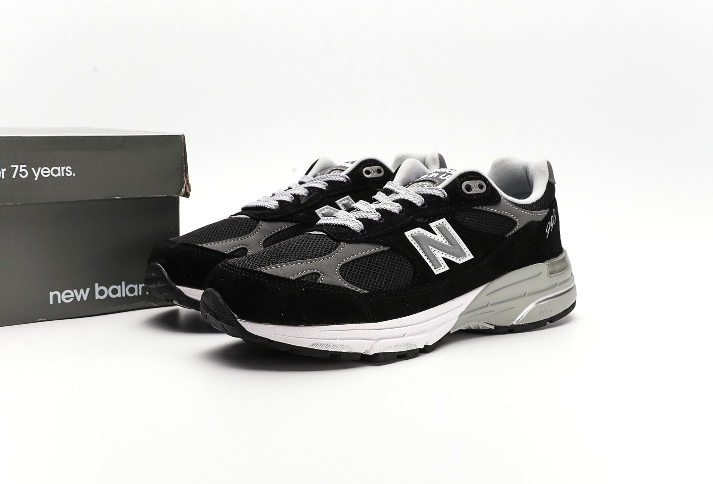 New Balance 993 Black Grey Made In the USA