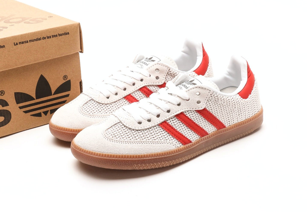 Samba OG "Crystal White Preloved Red"