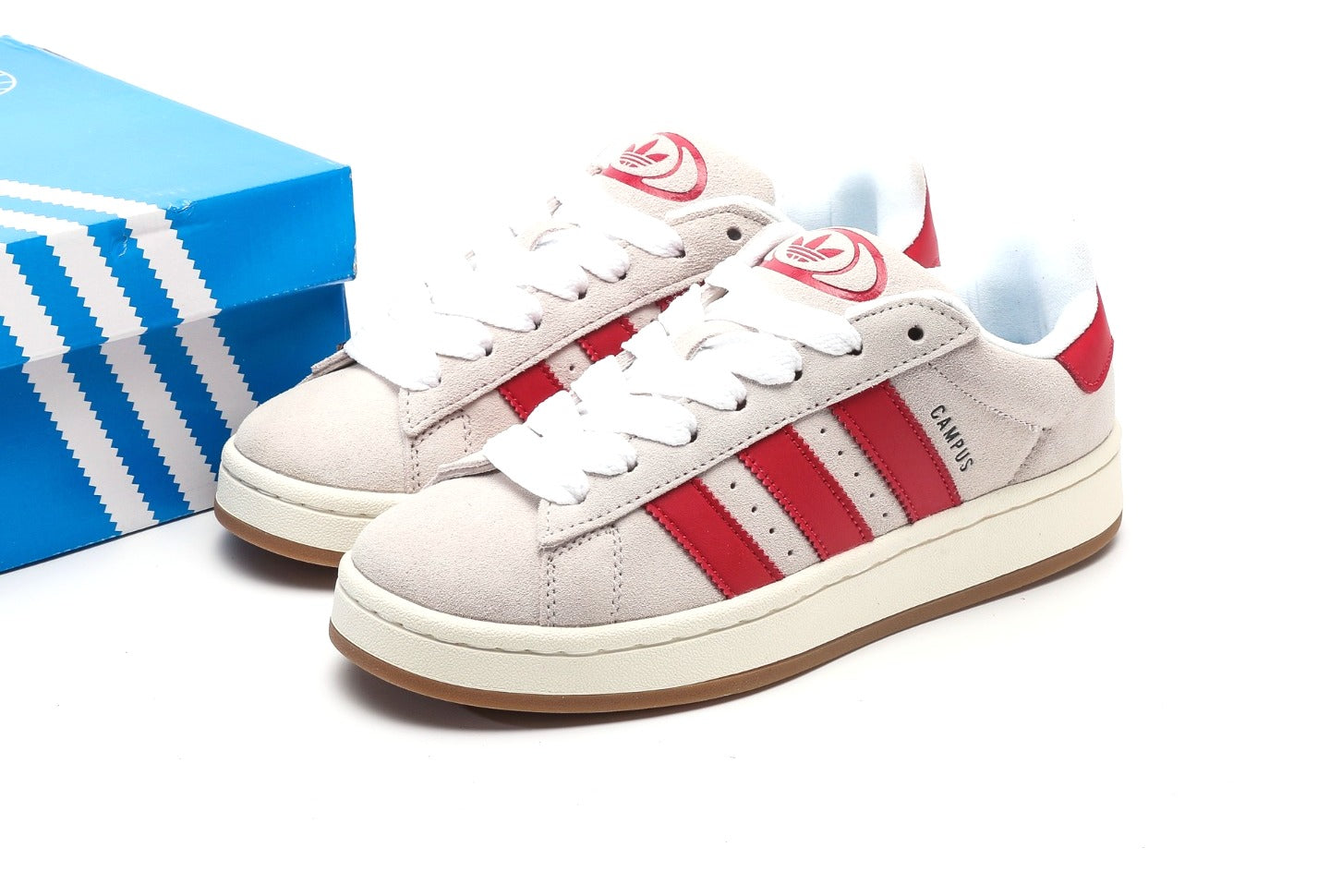 Campus 00s "Crystal White Scarlet"