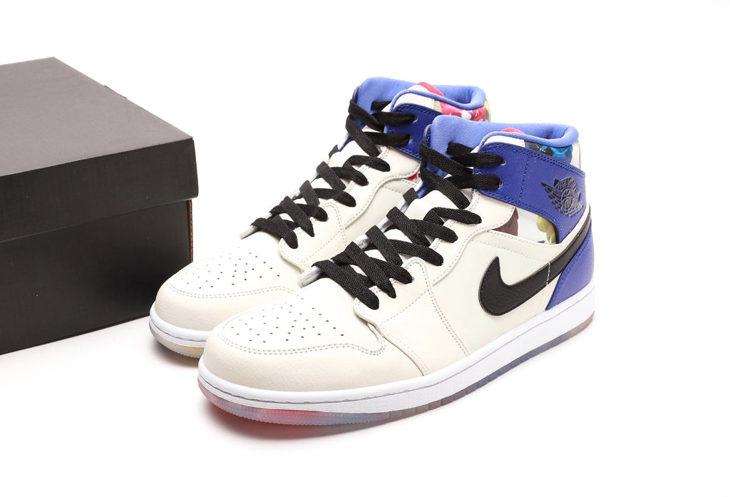 Air Jordan 1 Mid "Valentine's Day Flowers"