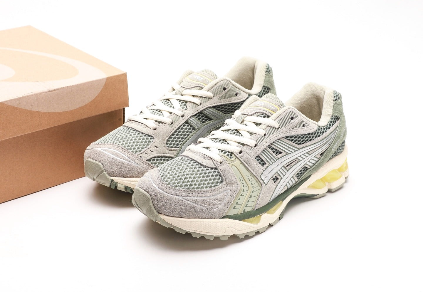 Gel-Kayano 14 "Olive Grey Pure Silver"