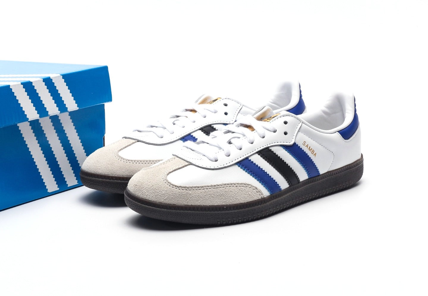 Samba OG "White Active Blue"