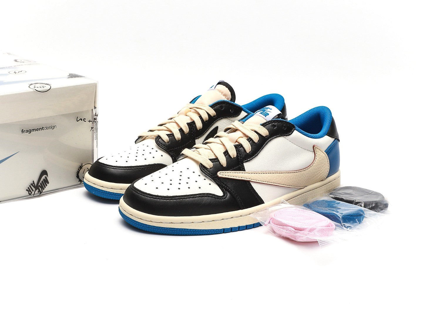 Travis Scott x Air Jordan 1 Low OG SP Fragment Design [PK GOD]