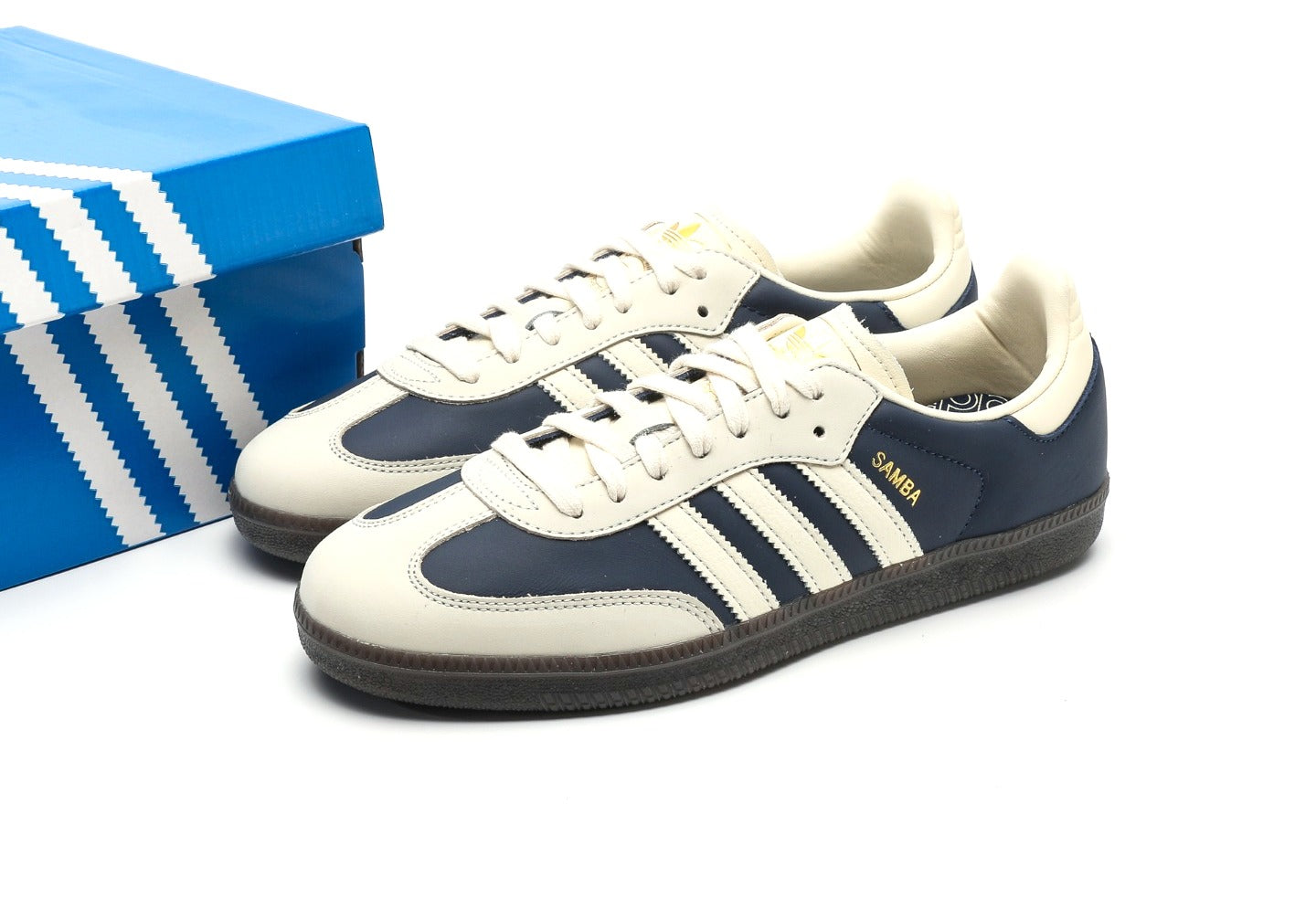 Samba OG "Night Indigo Crew White"