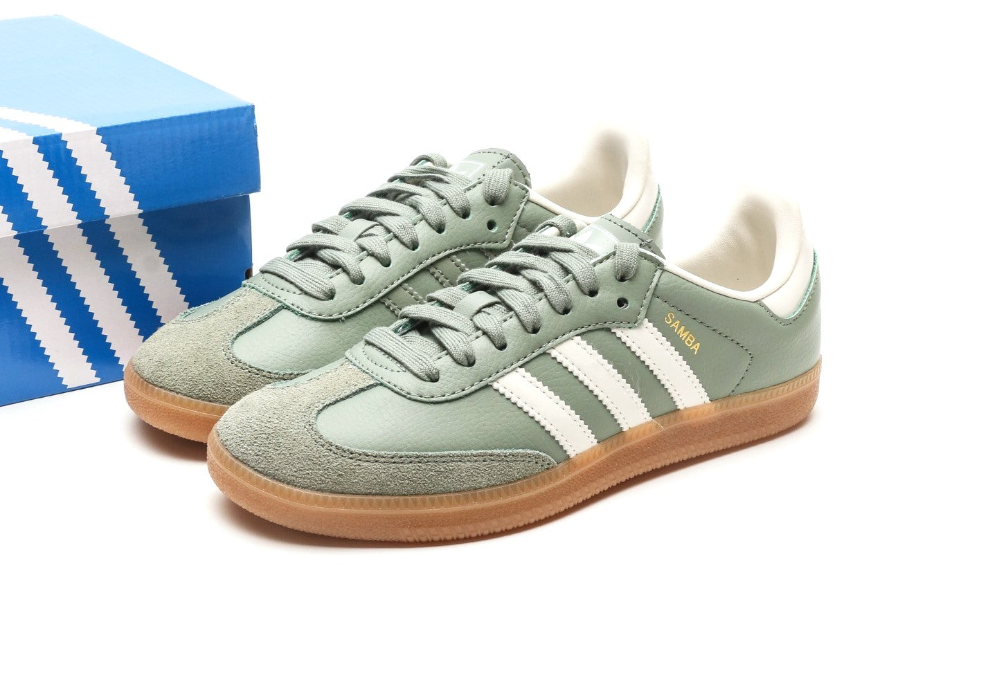 Samba OG 'Silver Green Gum'