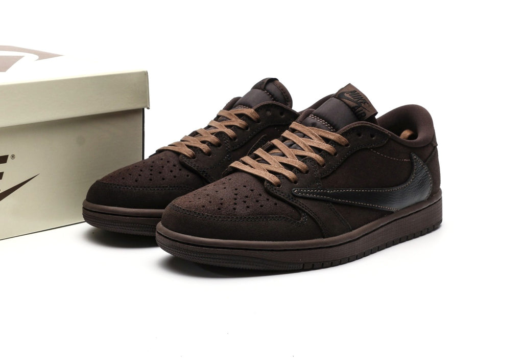 Travis Scott x Air Jordan 1 Low OG Velvet Brown [PK GOD]