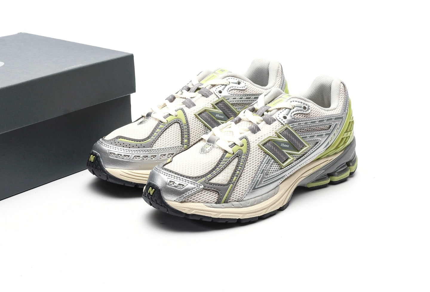 New Balance M1906 White Silver Green