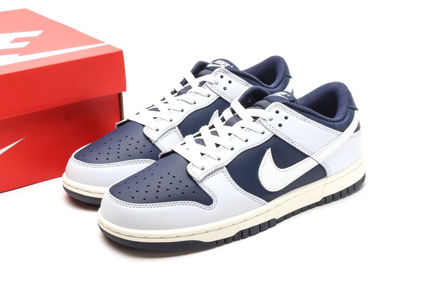 Dunk Low GS Football Grey Midnight Navy