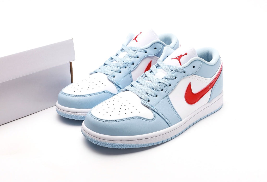 Air Jordan 1 Low 'Blue Whisper Dune Red'