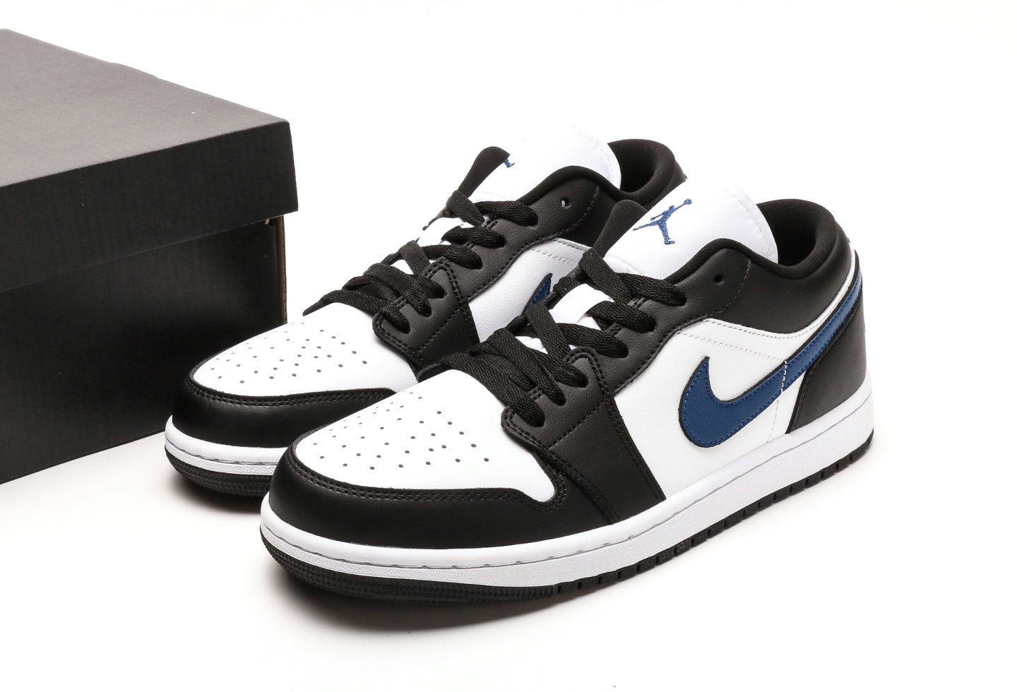 Air Jordan 1 Low Anthracite Industrial Blue