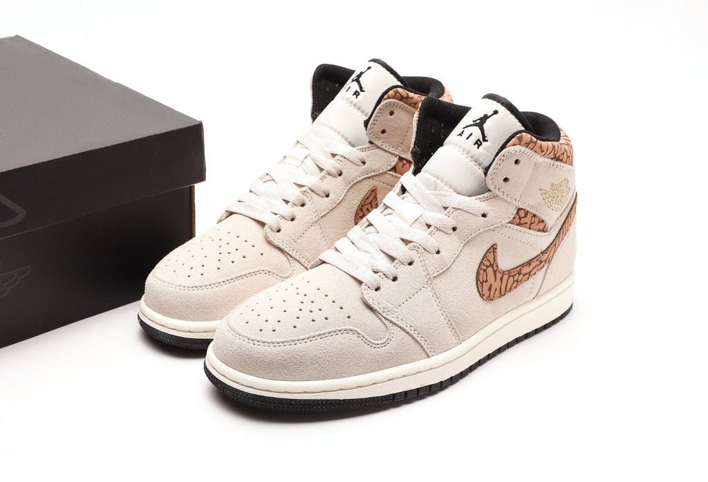 Air Jordan 1 Mid SE Brown Elephant