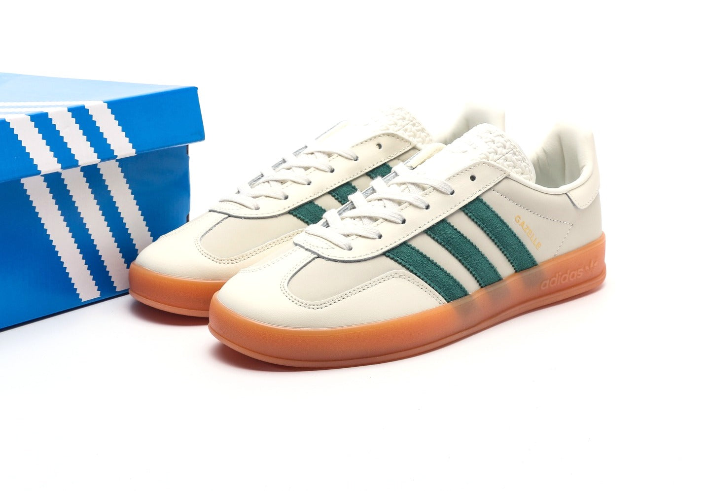 Gazelle Indoor "Off White/Dark Green"