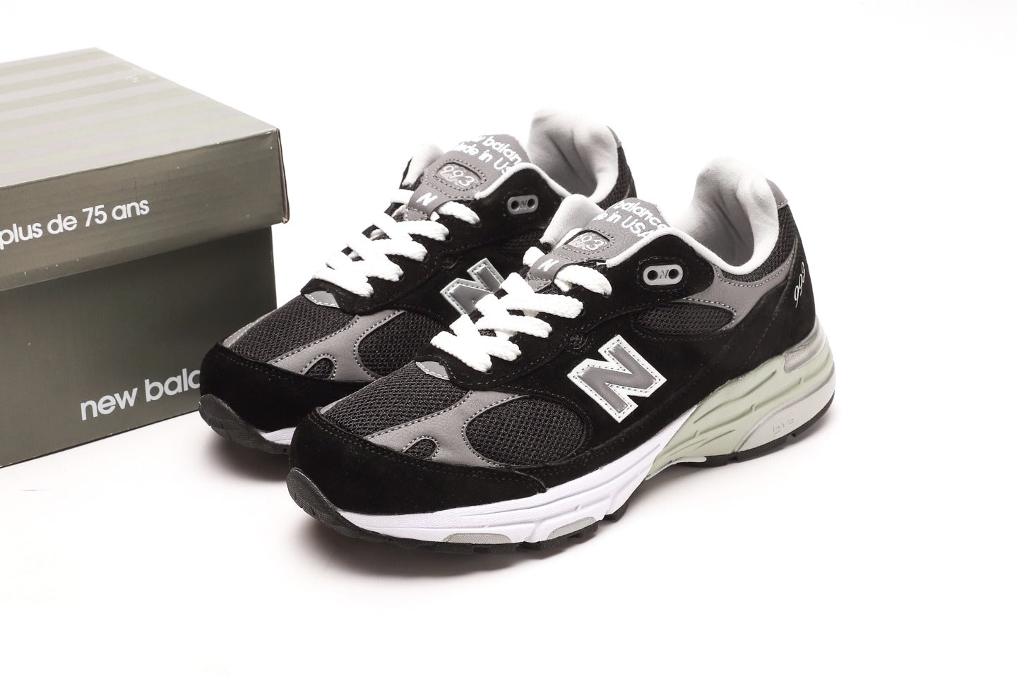 New Balance 993 Made In USA "Black Grey"