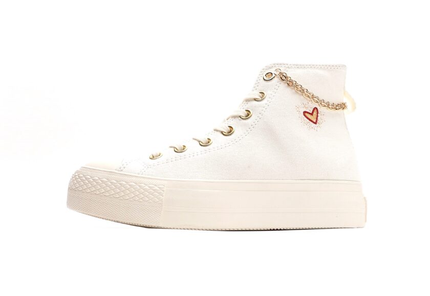 Chuck Taylor All Star Lift Platform Gold Chain