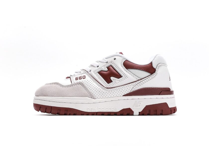 New Balance 550 Sea Salt Burgundy