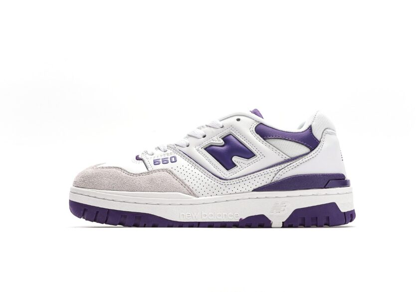 New Balance 550 White Purple