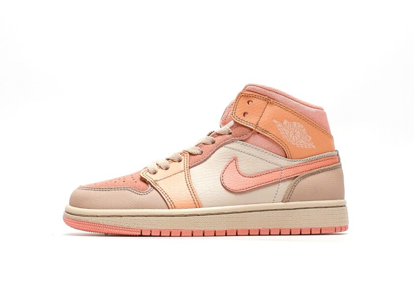 Air Jordan 1 Mid Apricot Orange