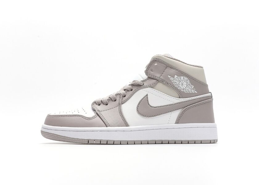 Air Jordan 1 Mid Linen White