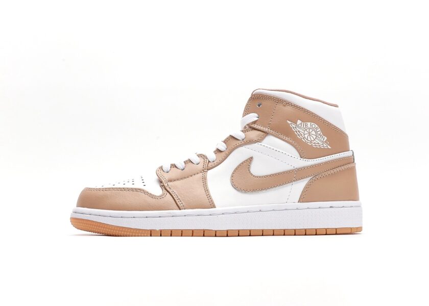 Air Jordan 1 Mid Tan Gum