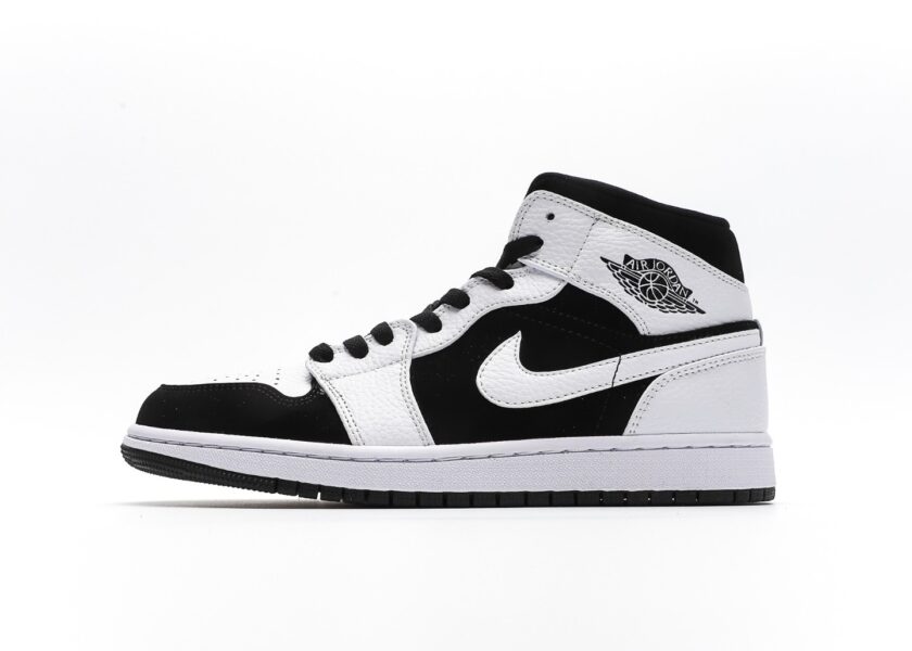 Air Jordan 1 Mid White Black