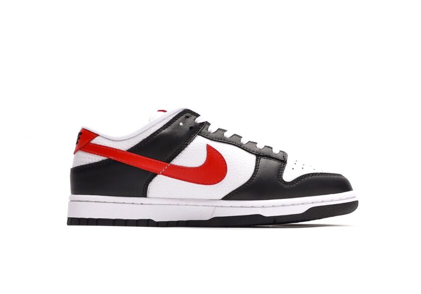 Dunk Low Black White Red - Image 2