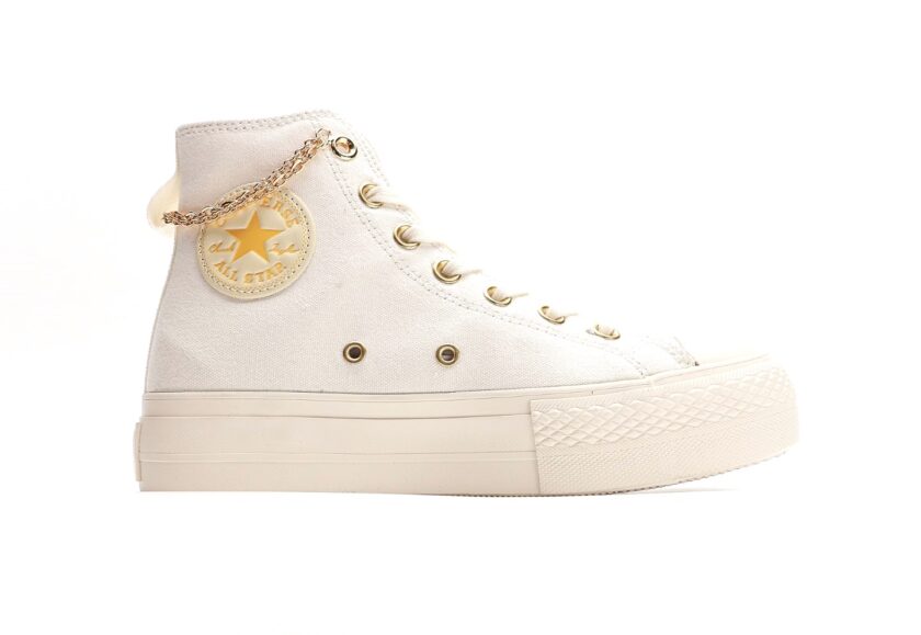 Chuck Taylor All Star Lift Platform Gold Chain - Image 2