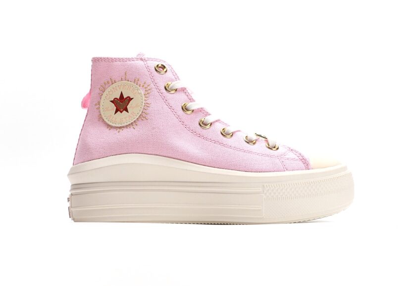 Chuck Taylor Move Platform High Hearts Pink - Image 2