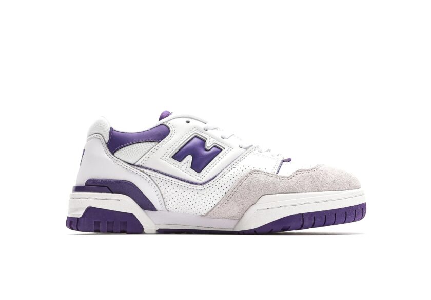 New Balance 550 White Purple - Image 2