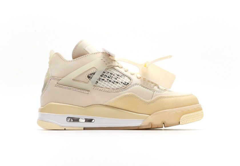 Air Jordan 4 Retro SP x OFF-WHITE Sail [PK GOD] - Image 2