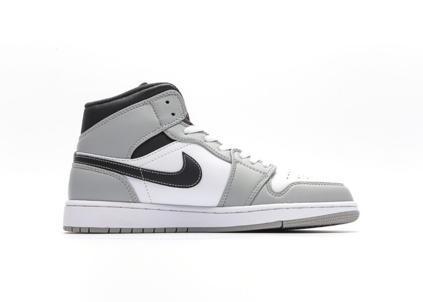 Air Jordan 1 Mid Light Smoke Grey - Image 2