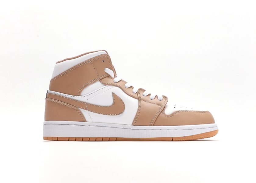 Air Jordan 1 Mid Tan Gum - Image 2