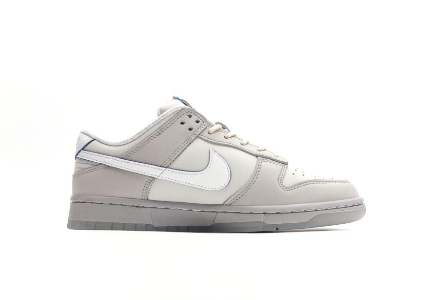 Dunk Low Premium Leather Grey White - Image 2