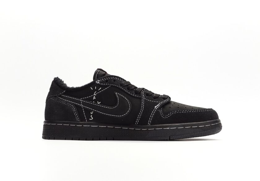 Travis Scott x Air Jordan 1 Low Black Phantom - Image 2