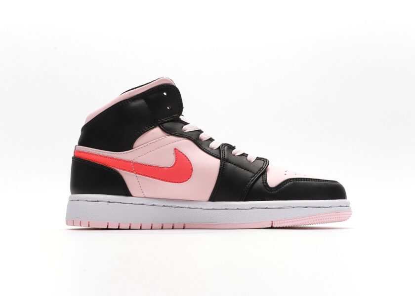 Air Jordan 1 Mid GS Pink Crimson - Image 2