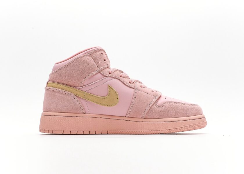 Air Jordan 1 Mid Coral Gold - Image 2