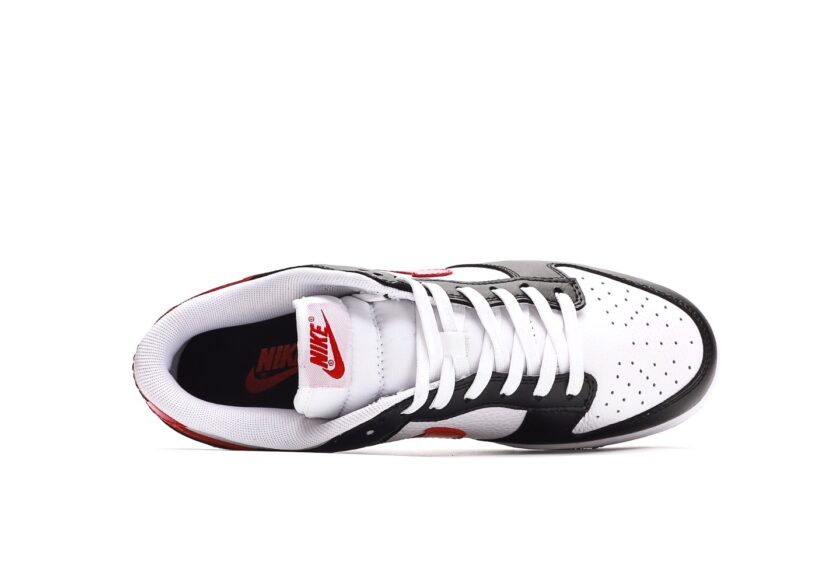 Dunk Low Black White Red - Image 3