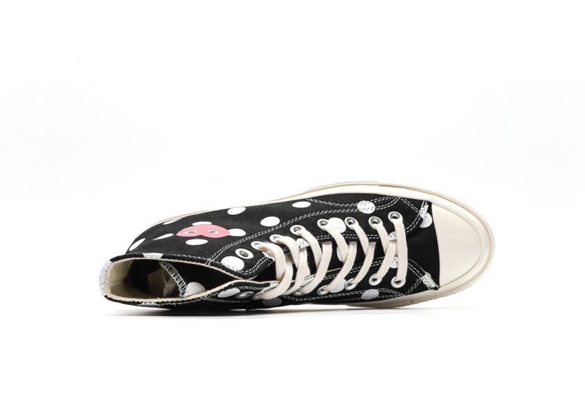 Comme des Garçons x Chuck Taylor All Star 70 Hi 'Black Polka Dot' - Image 3