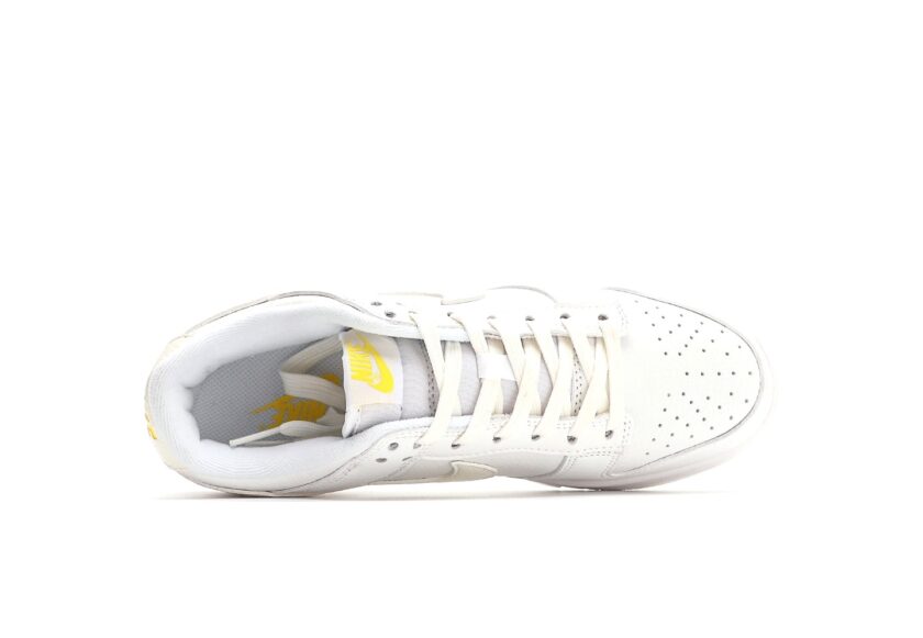 Dunk Low White Yellow Heart - Image 3