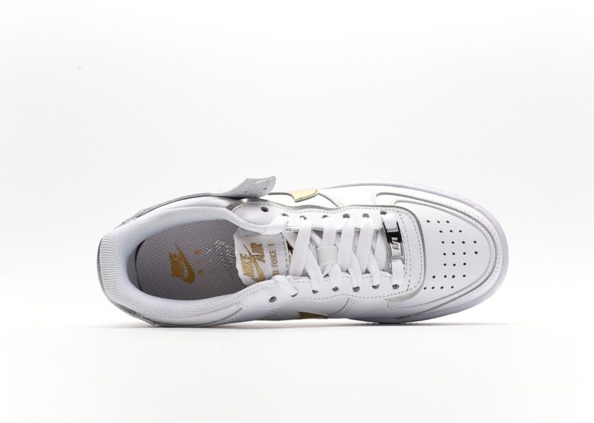 Air Force 1 Shadow Gold Silver - Image 3