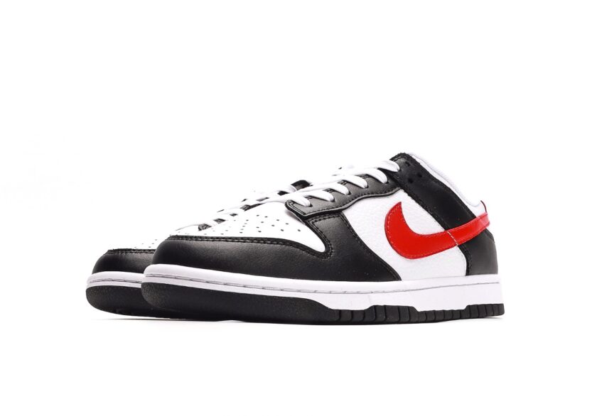 Dunk Low Black White Red - Image 5