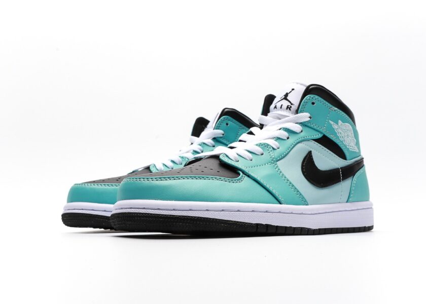 Air Jordan 1 Mid Blue Tint Aqua - Image 5