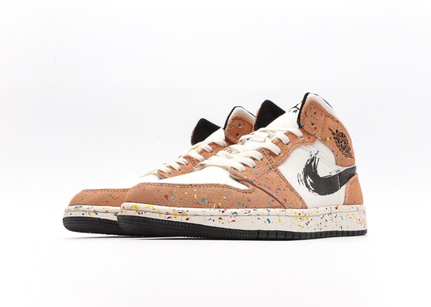 Air Jordan 1 Mid SE Brushstroke - Image 4