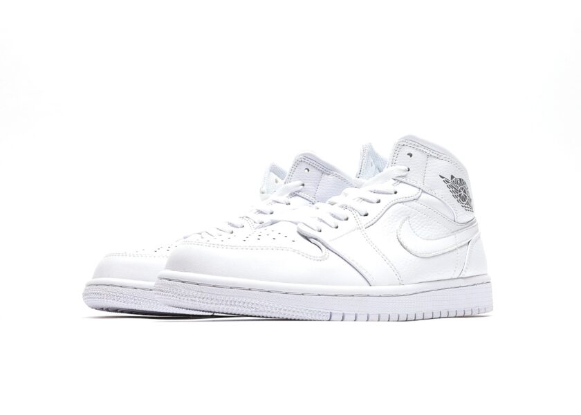 Air Jordan 1 Mid White - Image 5