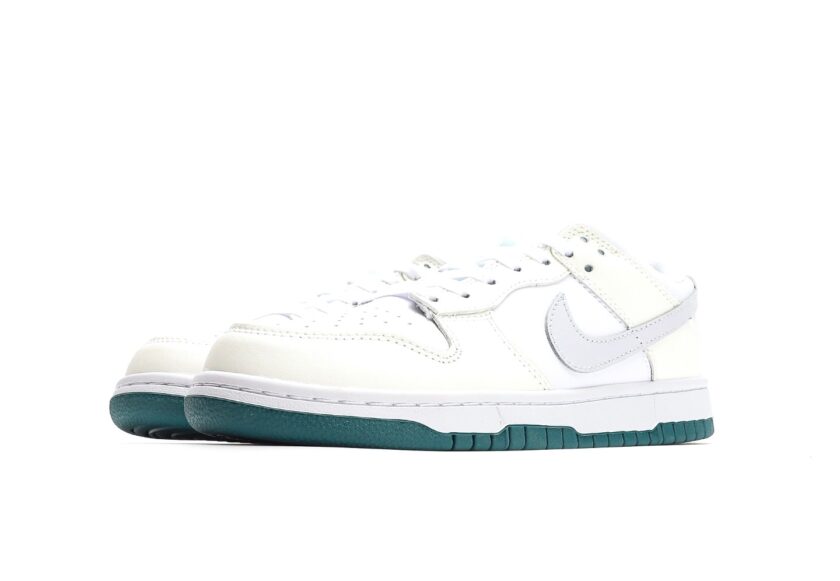 Dunk Low GS White Green Grey - Image 5