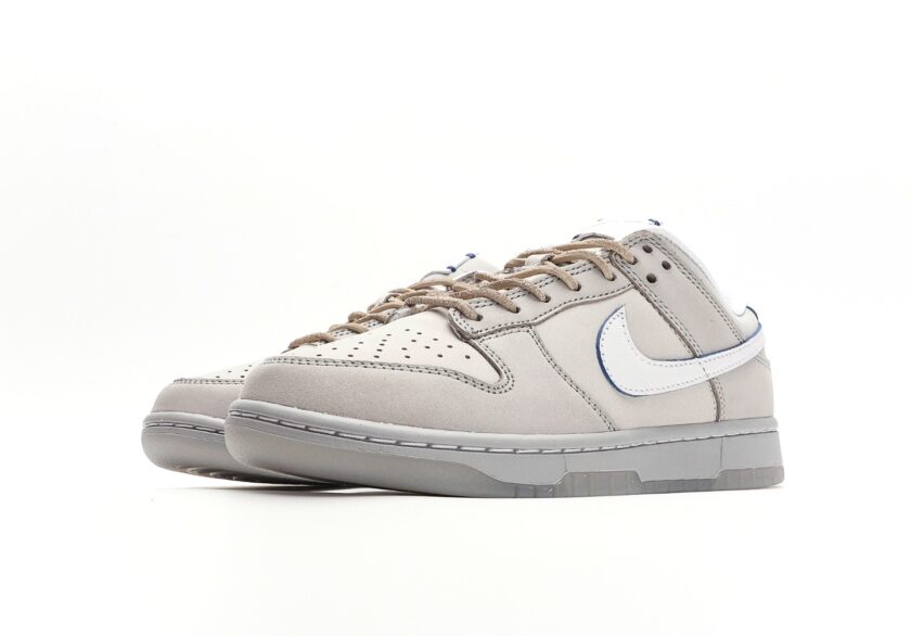 Dunk Low Premium Leather Grey White [PK GOD] - Image 5