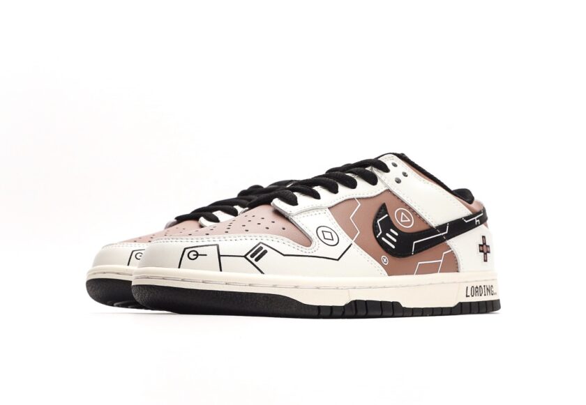 SB Dunk victory Low PS5 Brown Black White [PK GOD] - Image 5