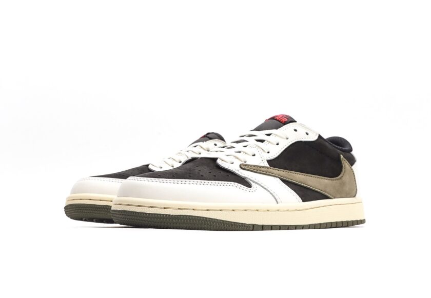 Travis Scott x Air Jordan 1 Low OG Olive [PK GOD] - Image 5