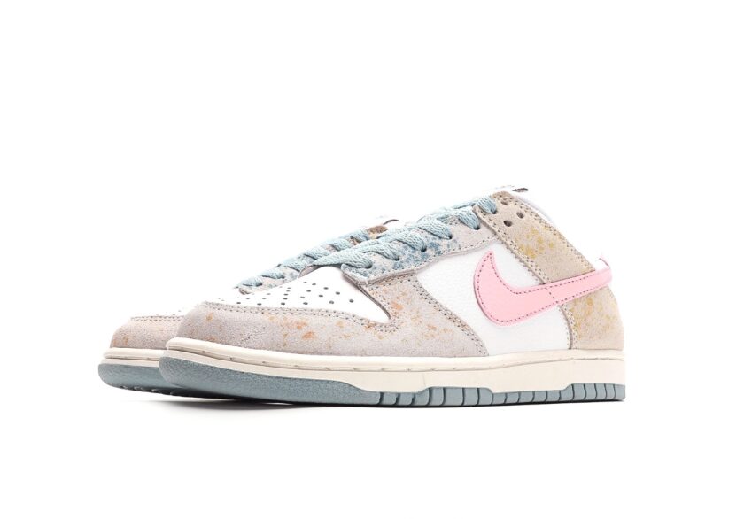 Dunk Low Pink Blue Gold Fade - Image 5